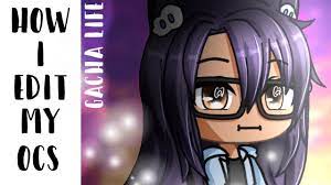 How I Edit My Ocs Tutorial Gacha Life Youtube Editing Tutorials Cute Profile Pictures Tutorial