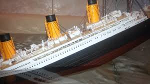 titanic model sinking youtube