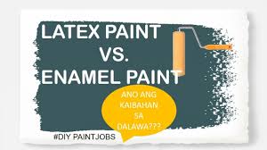 If the paint is in an area. Differences Between Latex Paint And Enamel Paint Youtube