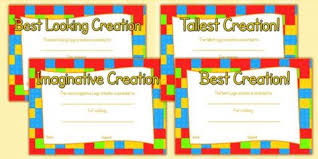 Personalize the template at home and create a download, edit and print these fun lego master builder passes now! Building Brick Creation Award Certificates Lego Challenge Award Certificates Lego Creations