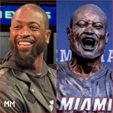 Dwyane Wade was in LA recently and it had me thinking about his statue they  gave him in Miami.... #dwyanewade #nba