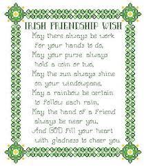Unlike other website this platform does not segregate its designs into various categories. Irish Friendship Wish Cross Stitch Pattern By Muffy Crosstitch Com