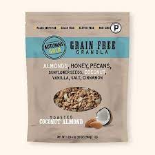 Grain Free Granola Toasted Coconut Almond Autumn S Gold Coconut Almond Grain Free Granola Toasted Coconut