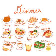 Download Premium Vector Of Illustration Drawing Style Of Food Collection Cute Food Drawings Cute Food Art Food Illustrations