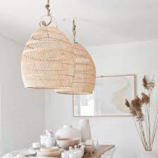 Giving your lighting a look you love is a breeze with our lamp shades and light shades. Rattan Pendant Lighting Sunshine Coast Raw Home Decor