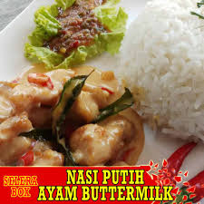 (sedikit rajin nk masak harini tapi. Nasi Putih Ayam Buttermilk Selera Box