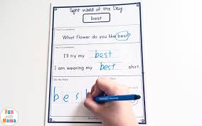 2nd grade sight words worksheet. Dolch Second Grade Sight Words Fun With Mama