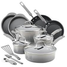 Black And White Pots And Pans Home Cookware Set Nonstick Cookware Rachel Ray Cookware
