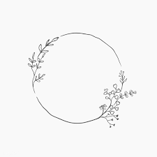 Paper digital scrapbooking frames christmas, beautiful flower cluster png. Download Premium Vector Of Round Floral Frame Element Vector 935769 Floral Drawing Bullet Journal Art Wreath Drawing
