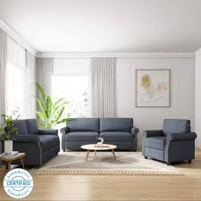 Open your home to vibrant colours. Buy Flipkart Perfect Homes Malta Fabric Sofa Set Blue Features Price Reviews Online In India Justdial