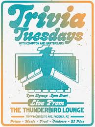How to recover a lost thunderbird profile. Trivia Tuesdays At Thunderbird Lounge 3 0 Thunderbird Lounge Phoenix January 5 2021 Allevents In