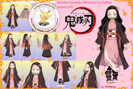 It allows you to float an image left or right. Nezuko Kimetsu No Yaiba Papercraft By Antyyy On Deviantart