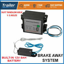 The black wire from the harness connects to electric brake on the truck goes to one wire on each of the four brakes. Break Away System Security For Trailer Caravan Towing Electric Breakaway Switch Battery Professional New Theft Protection Aliexpress
