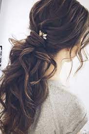 Wedding Hairstyles For Long Hair Elegant Wavy Volume Ponytail On Brown Hair Lenabogucharskaya Long Hair Styles Long Hair Ponytail Hair Styles