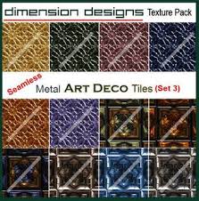 Second Life Marketplace Dimension Designs Seamless Metal Art Deco Tile Textures Art deco hexagonal seamless vintage wallpaper pattern.