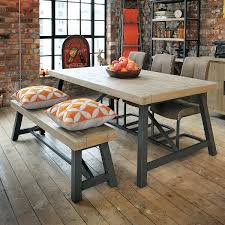 No matter which way, you'll get the perfect furniture that sets the tone for your kitchen or dining room. Industrial Dining Reclaimed Table Bench Chairs Curiosity Interiors