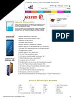 Instantly play online for free, no downloading needed! General Science Quiz Questions Answers Basic Knowledge Test Easy For Kids Pdf Science Physical Sciences