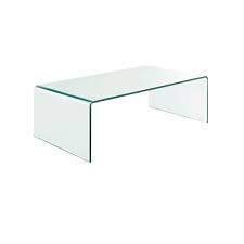 This industrial display box styled coffee table features a seamless blend of function and design. Plata Import Plata Decor Waterfall Glass Large Coffee Table Clear 42 In X 20 In Rona
