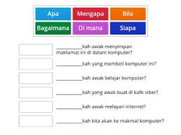 Video jangan mencemar sungai, teks berita, soalan pemahaman, gambar situasi dan lembaran kerja. Bahasa Melayu Tahun 1 Kata Tanya Sumber Pengajaran