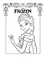 Princess elsa coloring pages are a fun way for kids of all ages to develop creativity, focus, motor skills and color recognition. Coloring Free Frozen Elsa Coloring Pages For Kids Disney Coloring Library