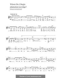 Where Do I Begin Theme From Love Story By F Lai On Musicaneo Love Story Story Love