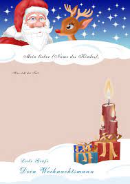 Grossartig window color vorlagen weihnachten sie konnen. Brief Vom Weihnachtsmann Briefdesigns