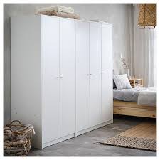 Kleppstad Wardrobe With 3 Doors White 46 1 8x69 1 4 Ikea In 2021 Ikea Wardrobe Ikea Room Divider White Rooms