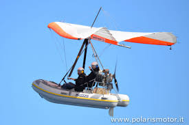 Flying Inflatable Boat Polaris Motor Microlight Powered Hang Glider Deltaplano A Motore Flexwing Trike Mad Boat Hang Glider Powered Parachute