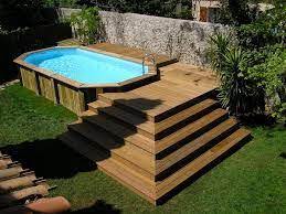 resultat de recherche d images pour piscine hors sol rectangulaire pas cher swimming pool decks pool landscaping above ground pool landscaping