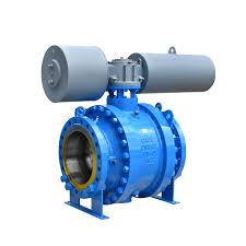 Three-Piece Trunnion Ball Valve with Spring Return Pneumatic ...