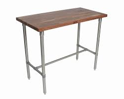 How to choose stainless steel tables for your foodservice establishment. Boos Cucina Classico Walnut Stainless Steel Table 48 Long
