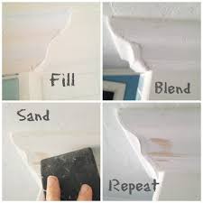 As the name suggests, stainable wood fillers are receptive to staining so that once you've applied the product, you can stain over it to ensure the. How To Fix Gaps In Crown Molding Sawdust Girl