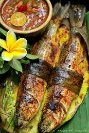 Ikan bakar adalah hidangan ikan yang dibakar atau dipanggang di atas api atau bara api. Ikan Bakar Lemak Pandan Masam Manis Resep Makanan Asia Makanan Pembakar Lemak Resep Makanan