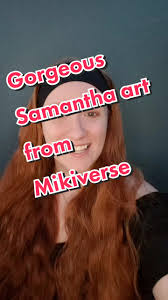 Gorgeous Samantha art from @mikiverse #dnd #dndtiktok #ttrpg #dndart  #dungeonsanddragons #dnd5e #rpg #foryoupage #fyp #greenscreen