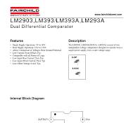 LM393A Datasheet - Dual Differential Comparator | Fairchild ...