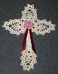 Crochet cross bookmark, free vintage pattern. Pin On Crocheted Cross And Angels