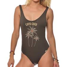 Maillots de bain grande taille bikinis maillot de bain une pièce maillot de bain tankini. Maillot De Bain Une Piece Sans Armatures Dos Nu Vert Banana Moon Lemon Curve