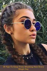 35 Practical Tips So You Don T Have To Wash Your Hair Every Day Boxer Braids Hair Styles Long Hair Styles