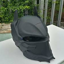 Free Shipping Full Black Batman Arkham Knight Helmet Street Fighter Dot Open Face Approved By Celloshancanghelmet On Etsy