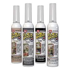 Flex shot delivers a thick, perfect flex shot the as seen on tv product comes in clear, black, white and almond so it should be sure to. Flex Shot Rubber Adhesive Sealant Caulk 8 Oz Almond Mildew Resistant Pricepulse