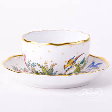 A unit of capacity or. Tea Cup Oriental Showmen Herend Experts