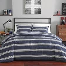 This tuft & needle twin xl platform bed is made from adaptive foam, which provides more pressure relief and more support than other similar beds. Nautica Craver 2 Piece Navy Blue Striped Cotton Twin Twin Xl Duvet Cover Set Ushsfn1107496 The Home Depot