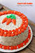 Birthday Design Carrot Cake