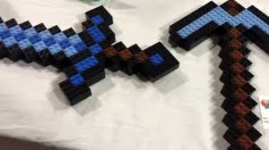 Our latest minecraft™ moments video is here! Lego Minecraft Pickaxe And Sword Moc Youtube