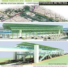 Hyderabad Metro Rail Metro Station Design Design Thesis M Arch Environmental Design Architecture Landscape Architecture Environmental Design Metro Rail