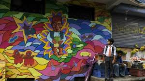 Lukisan mural tentang planet lusr angkasa : Mural Bertema Sosial Di Kathmandu Bbc News Indonesia