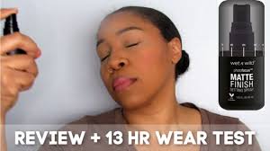 Wet N Wild Photofocus Matte Finish Setting Spray Review 13 Hour Wear Test Youtube