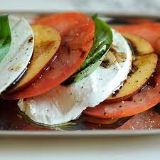 Tomato Nectarine Mozzarella Salad Recipe On Food52 Recipe Tomato Recipes Summer Tomato Recipe Healthy Recipes
