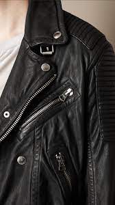 Quilted Panel Biker Jacket Leather Jacket Jackets Men Fashion Jackets
