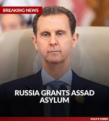 Syria's Bashar al-Assad and his family have arrived in Russia and have been  granted asylum by the Russian authorities, Russian news agencies reported 